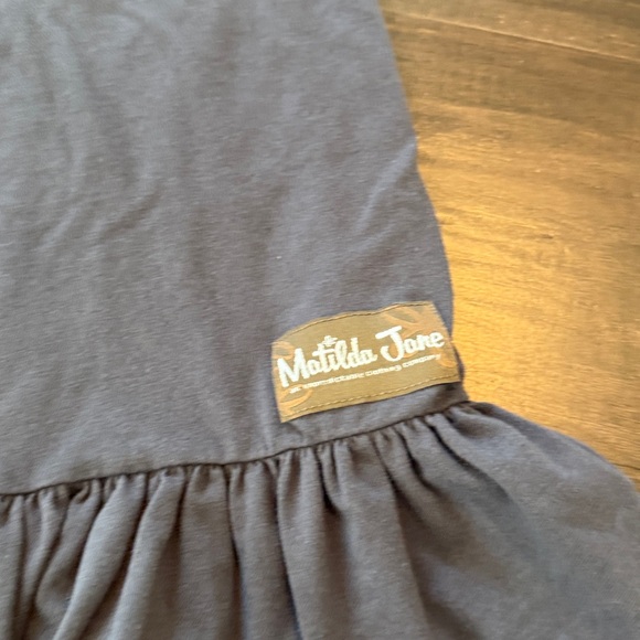 Matilda Jane Charcoal Ruffle Pants - Picture 2 of 4
